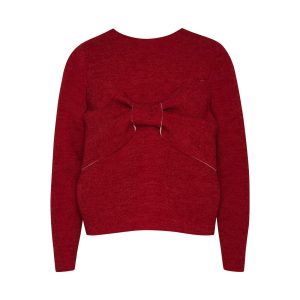 Μπλούζα με φιόγκο Two In A Castle Κόκκινο T6541