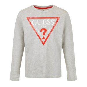 Παιδικά μπλουζάκια Guess μακρυμάνικα μακό L84I29K8HM0 για αγόρια & κορίτσια που τους αρέσει το ωραίο και επώνυμο καθημερινό ντύσιμο