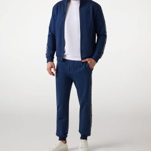 Παιδικό παντελόνι φόρμας Guess active Μπλε L2YQ48K6ZS1 για αγόρια