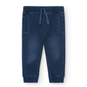 Παντελόνι denim ελαστικό Boboli 390248 Μπλε