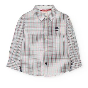 Πουκάμισο ποπλίνα καρό Boboli 712246