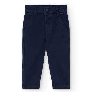 Παντελόνι βαμβακοσατέν chino Boboli 712257 Μπλε