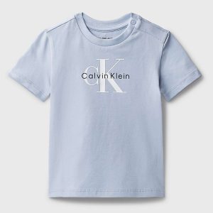 Βρεφική μπλούζα Calvin Klein Γαλάζιο IN0IN00334