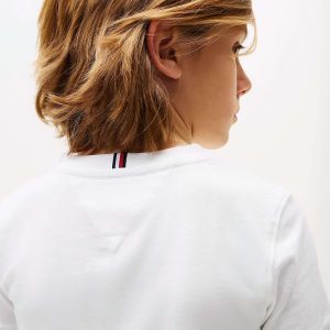 Μπλούζα μακό Tommy Hilfiger Λευκό KS0KS00210