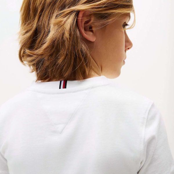 Μπλούζα μακό Tommy Hilfiger Λευκό KS0KS00210