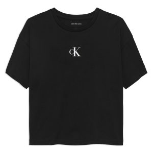 Μπλούζα μακό Calvin Klein Boxy Μαύρο IG0IG02136