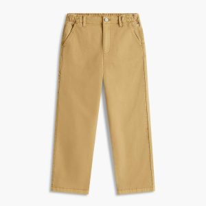 Παντελόνι twill Tommy Hilfiger relaxed fit Μπεζ KB0KB10048