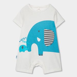 Βρεφικό φορμάκι μακό Boboli 213039 Off white