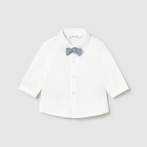 Πουκάμισο παπιγιόν Mayoral 01101 Λευκό