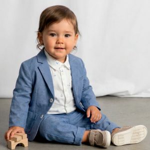 Βρεφικό σακάκι λινό Mayoral 01404 Μπλε