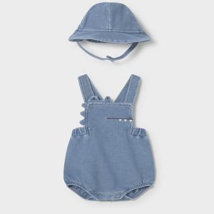 Σαλοπέτα με καπέλο Mayoral 01650 Μπλε