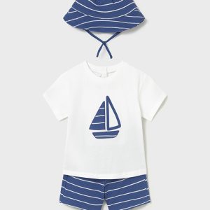 Βρεφικό σετ μακό Mayoral μακό 01666 Μπλε