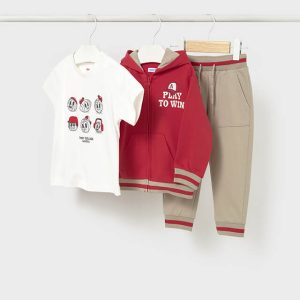 Ανοιξιάτικη φόρμα Mayoral 3τεμάχια 01831 Κόκκινο