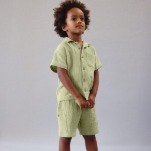 Πουκάμισο γκοφρέ Mayoral 03116 Πράσινο