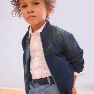 Αντιανεμικό 2 όψεων λινό Mayoral 03444 Μπλε