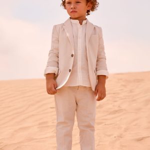 Παντελόνι λινό suiting Mayoral 03574 Μπεζ