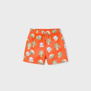 Μαγιό βερμούδα σταμπωτό Mayoral 03612 Πορτοκαλί