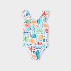 Παιδικό μαγιό ολόσωμο σταμπωτό Mayoral 03738 για κορίτσια