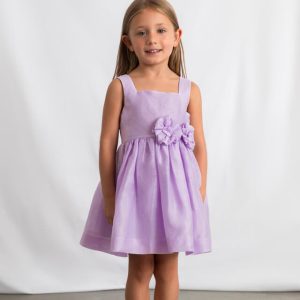 Φόρεμα λινό Mayoral 03916 Μωβ