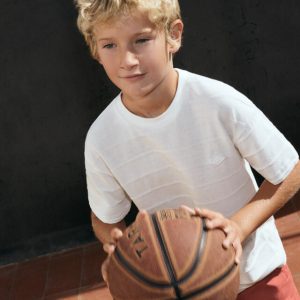 Μπλούζα μακό Mayoral 06029 Κρεμ