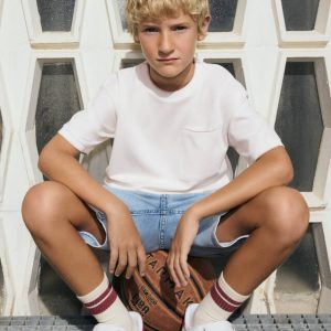 Μπλούζα μακό Mayoral 06030 Κρεμ