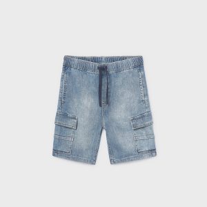 Βερμούδα denim cargo Mayoral 06218 Μπλε