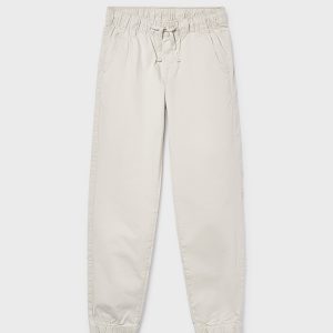 Παντελόνι jogger καπαρντινέ Mayoral 06569 Εκρού