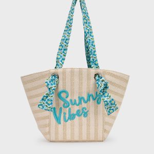 Τσάντα παραλίας ψάθινη Mayoral 10208