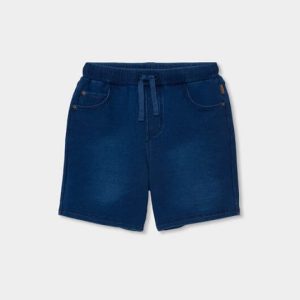 Βερμούδα Boboli μαλακό jean 690049 Μπλε