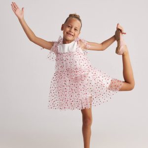 Σετ τούλινο φόρεμα Two in a Castle με τοπ & σορτς T7012