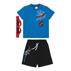 Σετ με βερμούδα Sprint spiderman με μάσκα & φωτάκι 261-1001 Μπλε