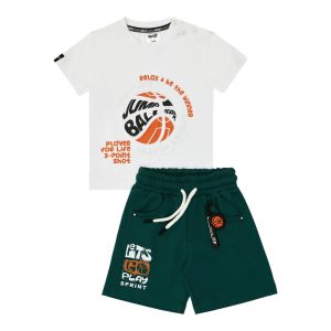 Σετ με βερμούδα Sprint 261-1026 Λευκό