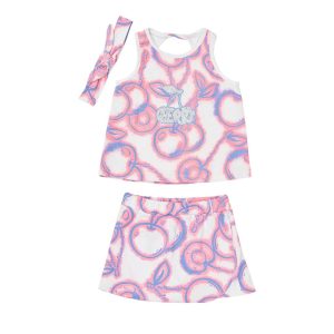 Σετ με φούστα σορτς Sprint 261-2044 Λευκό