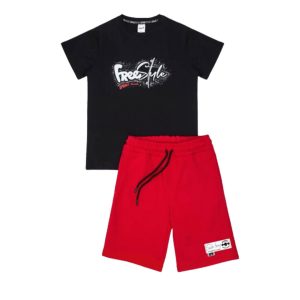 Σετ με βερμούδα Sprint 261-3001 Μαύρο