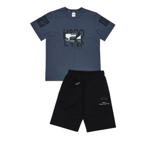 Σετ με βερμούδα Sprint 261-3042 Μπλε Ραφ