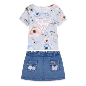 Βρεφικό σετ Guess με φούστα jean A6RG10K6YW4