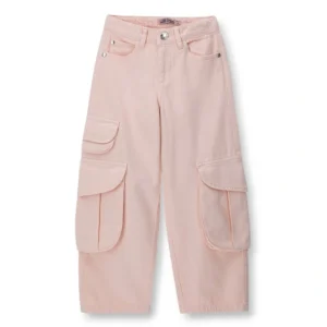 Παντελόνι cargo Original Marines relaxed fit DGP3080F Ροζ παλ