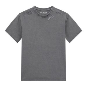 Μπλούζα oversized Guess εφηβική L6RI05K8HM4 Γκρι