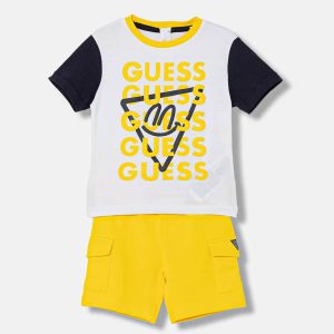 Βρεφικό cargo σετ Guess I6RG15K8HM4 Λευκό