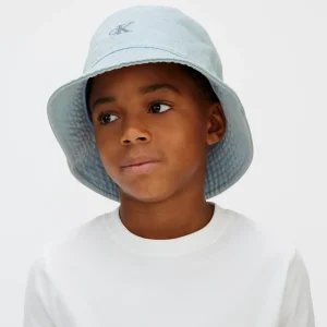 Καπέλο bucket Calvin Klein denim Γαλάζιο IU0IU00730