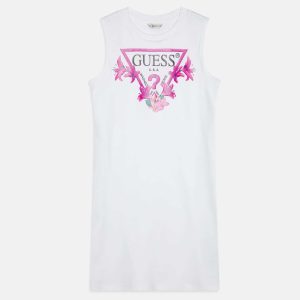 Φόρεμα μακό Guess J4RK38KA6W4 Off white