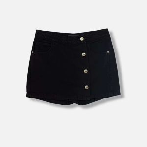 Σορτς φούστα Guess denim J6GD13WR510 Μαύρο thumbnail