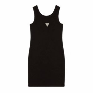 Φόρεμα Guess stretch jersey J6GK30J1314 Μαύρο thumbnail
