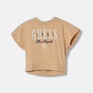 Μπλούζα midi Guess J6RI30KCNQ4 Μπεζ