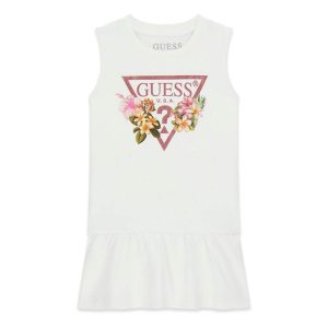 Φόρεμα μακό Guess αμάνικο K4RK23KA6W4 Off white thumbnail