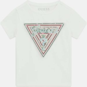 Μπλούζα Guess με παγιέτες K6GI08K6YW4 Λευκό thumbnail
