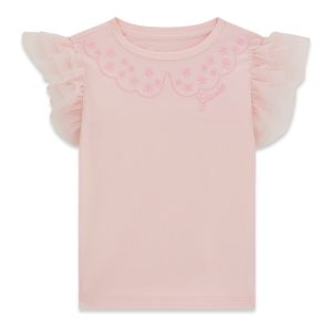 Μπλούζα Guess τούλινο βολάν K6RI25K6YW4