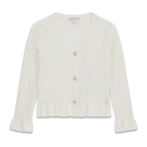 Ζακέτα πλεκτή Guess K6RR03Z4530 Λευκό