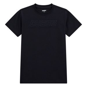 Μπλούζα Guess 3d λογότυπο L5RI37J1311 Μαύρο