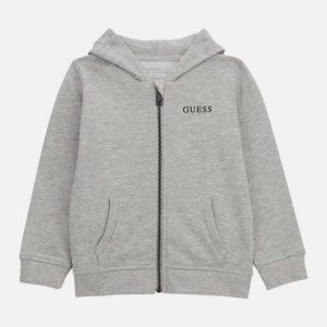 Ζακέτα φούτερ Guess ανοιξιάτικη N3YQ07KAUG0 Γκρι